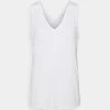 Rag & Bone THE VNECK TANK LABEL - Basic T-shirt - White 2 Rag & Bone THE VNECK TANK LABEL - Basic T-shirt - White -US rag & bone Sales shop f1ffee30c3954f74a430e59114beda12