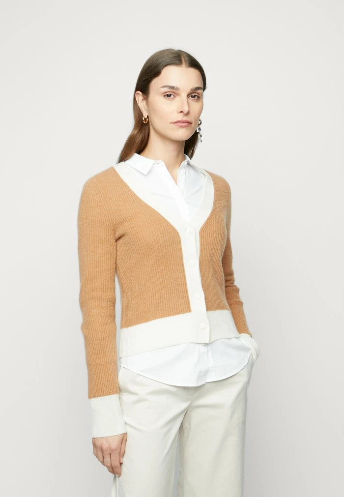 PIERCE VEE CARDIGAN - Cardigan - camel Rag & Bone PIERCE VEE CARDIGAN - Cardigan - Camel -US rag & bone Sales shop f30990913d72412badbcfe36ca021cd6