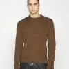 Rag & Bone MILITARY MIXED - Jumper - Brown -US rag & bone Sales shop f3582199d74d4564b13bf1545f0dc073