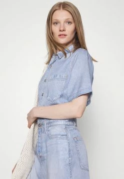 Rag & Bone LIQUID MIRAMAR DRESS - Day Dress - Blue Denim -US rag & bone Sales shop f6a9e62e347e4436a405e6995966dd47