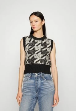 Rag & Bone EDITH VEST - Jumper - Black