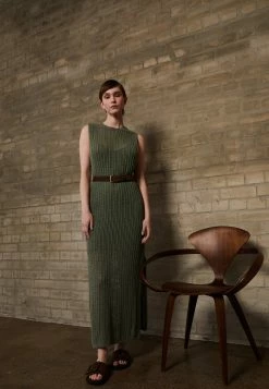 Rag & Bone RILEY CREW DRESS - Jumper Dress - Sage Green