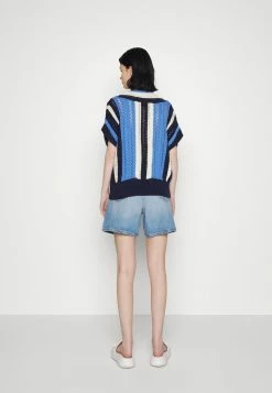 Rag & Bone JOLIE SLEEVELESS - Print T-shirt - Blue -US rag & bone Sales shop fb20985dcbaa41579f2f6cf41c44a6ad